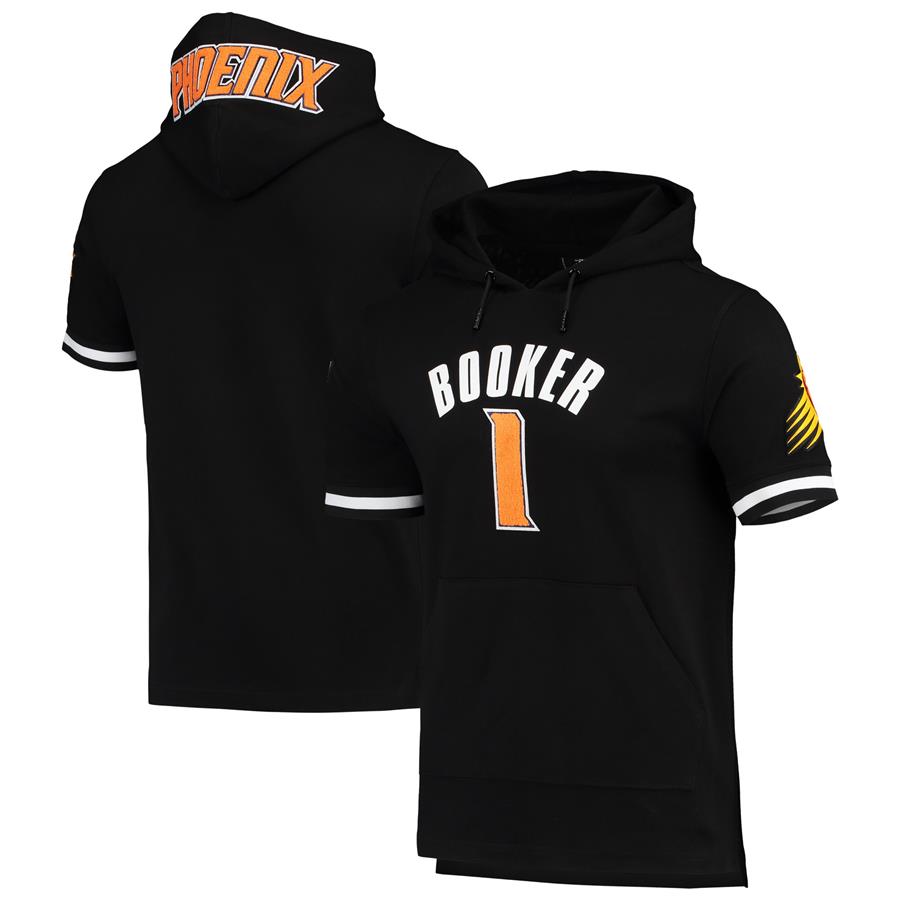 Худи Devin Booker Phoenix Suns Pro Standard Name & Number Short Sleeve (чёрный)