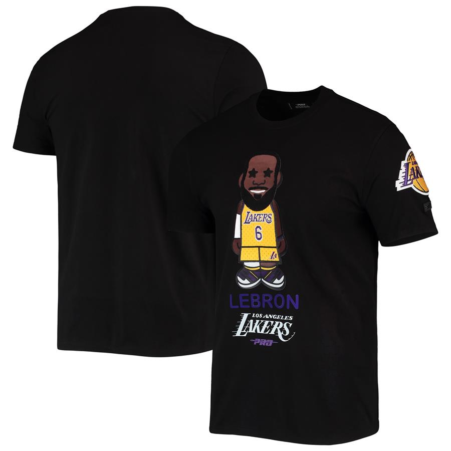 LeBron James Los Angeles Lakers Pro Standard Caricature T-Shirt - Black