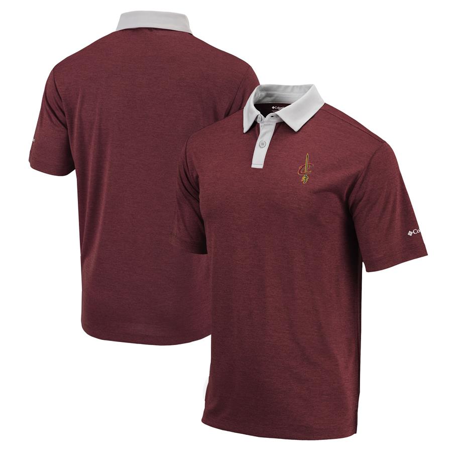 Cleveland Cavaliers Columbia Range Polo - Wine