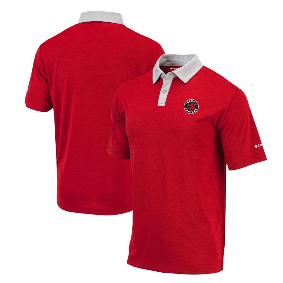 Toronto Raptors Columbia Range Polo - Red
