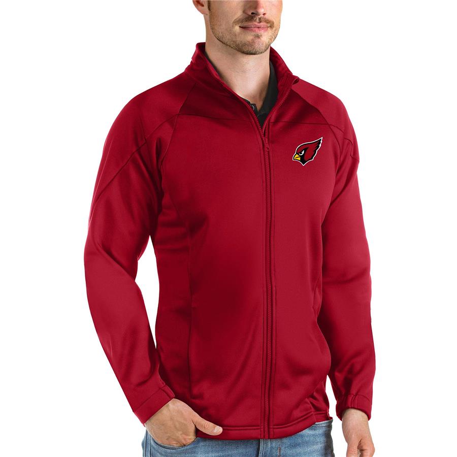 Arizona Cardinals Antigua Links Full-Zip Golf Jacket - Red