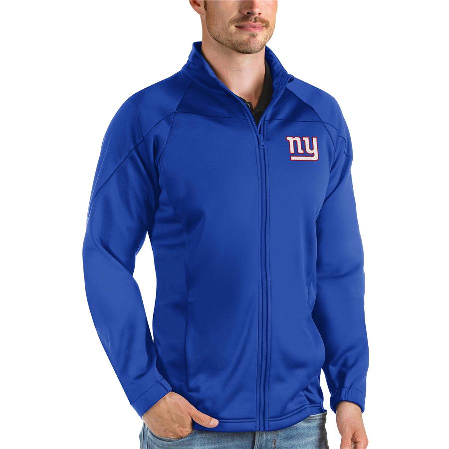 New York Giants Antigua Links Full-Zip Golf Jacket - Royal
