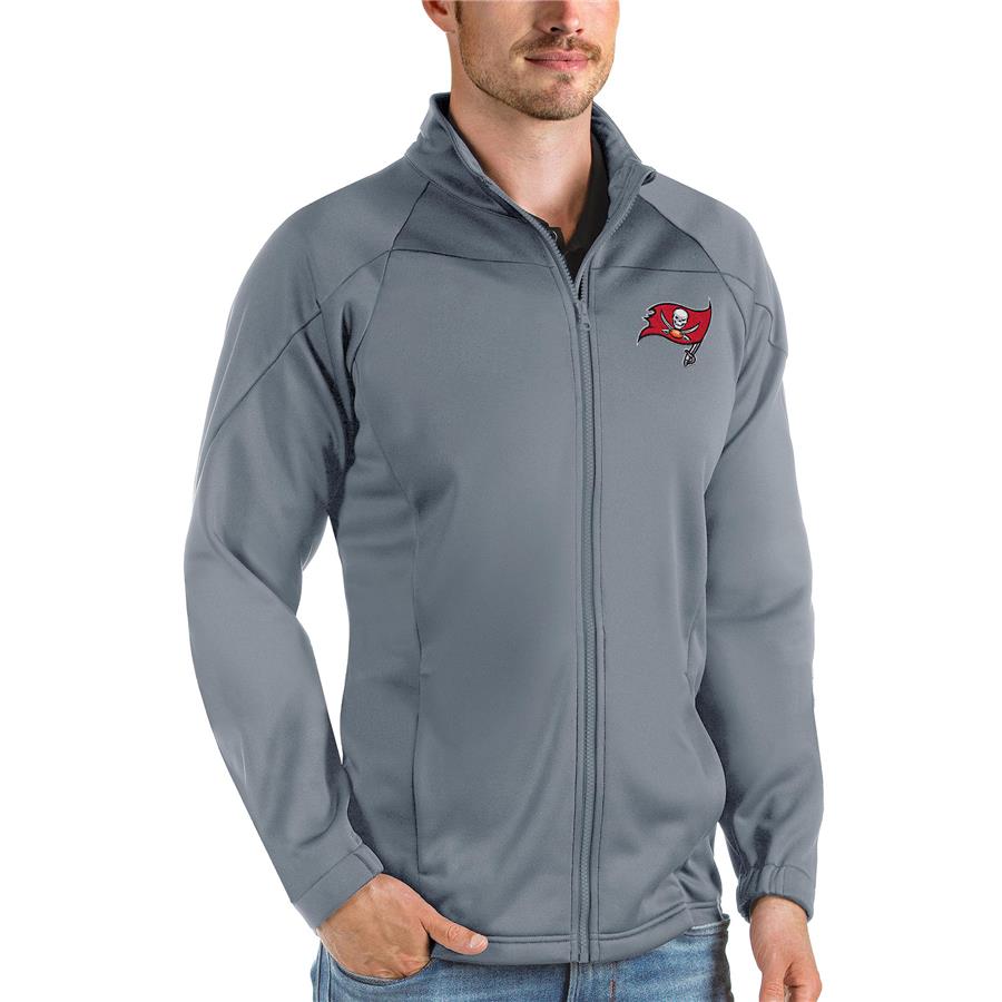 Tampa Bay Buccaneers Antigua Links Full-Zip Golf Jacket - Steel
