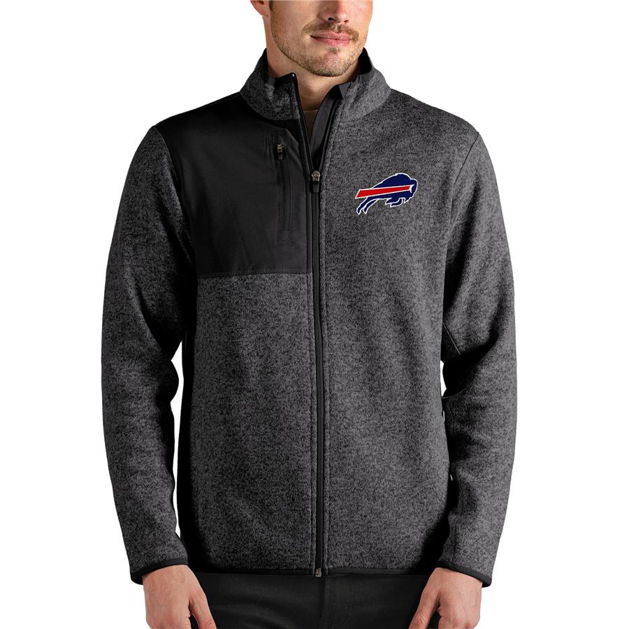 Buffalo Bills Antigua Fortune Full-Zip Jacket - Heathered Gray