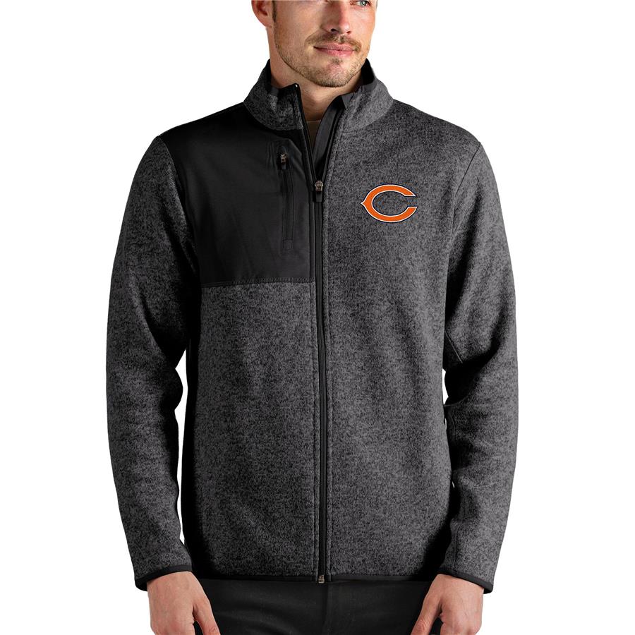 Chicago Bears Antigua Fortune Full-Zip Jacket - Black