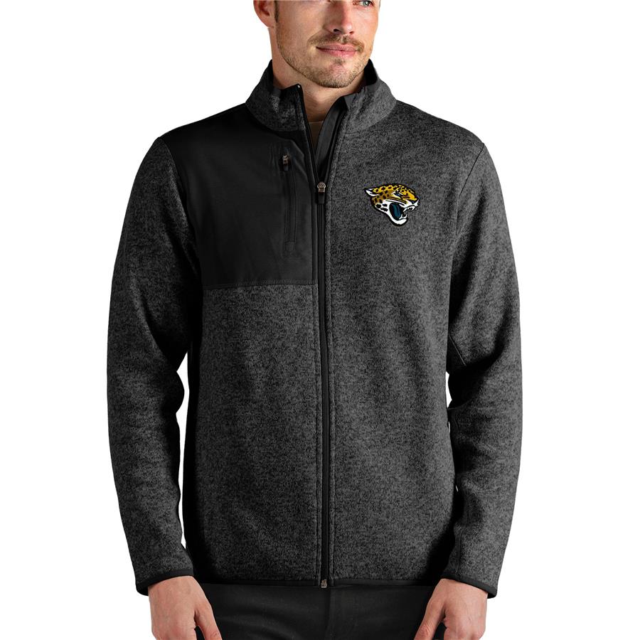 Jacksonville Jaguars Antigua Fortune Full-Zip Jacket - Black