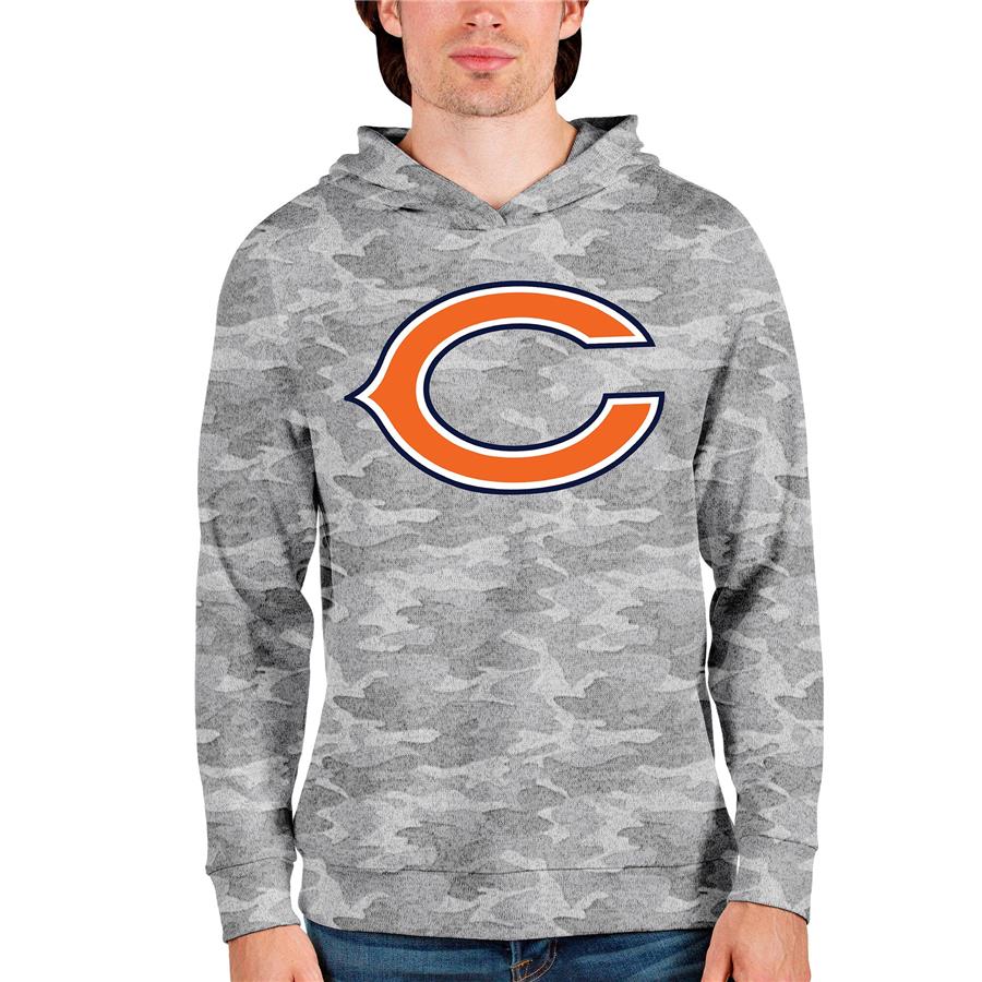 Chicago Bears Antigua Team Absolute Pullover Hoodie - Camo