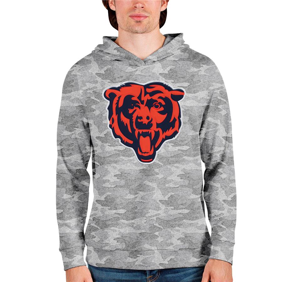 Chicago Bears Antigua Team Absolute Pullover Hoodie - Camo