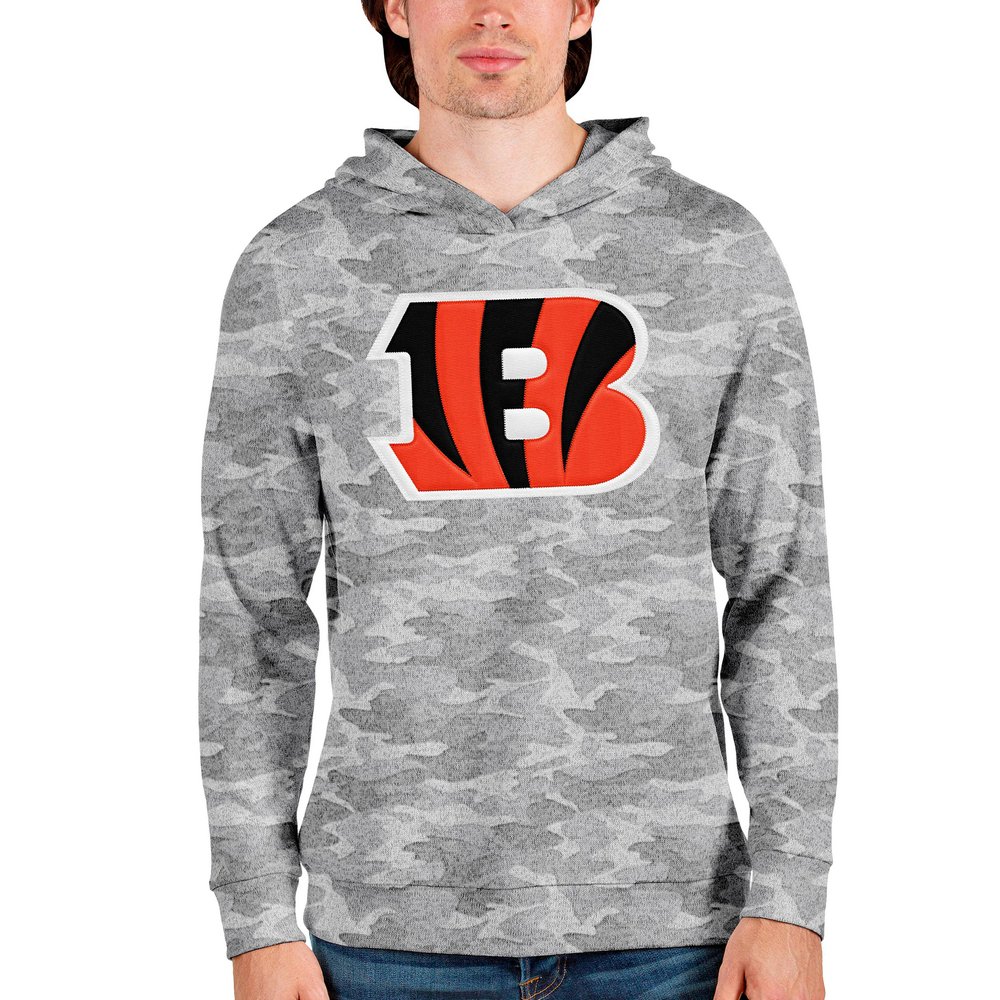 Cincinnati Bengals Antigua Team Absolute Pullover Hoodie - Camo