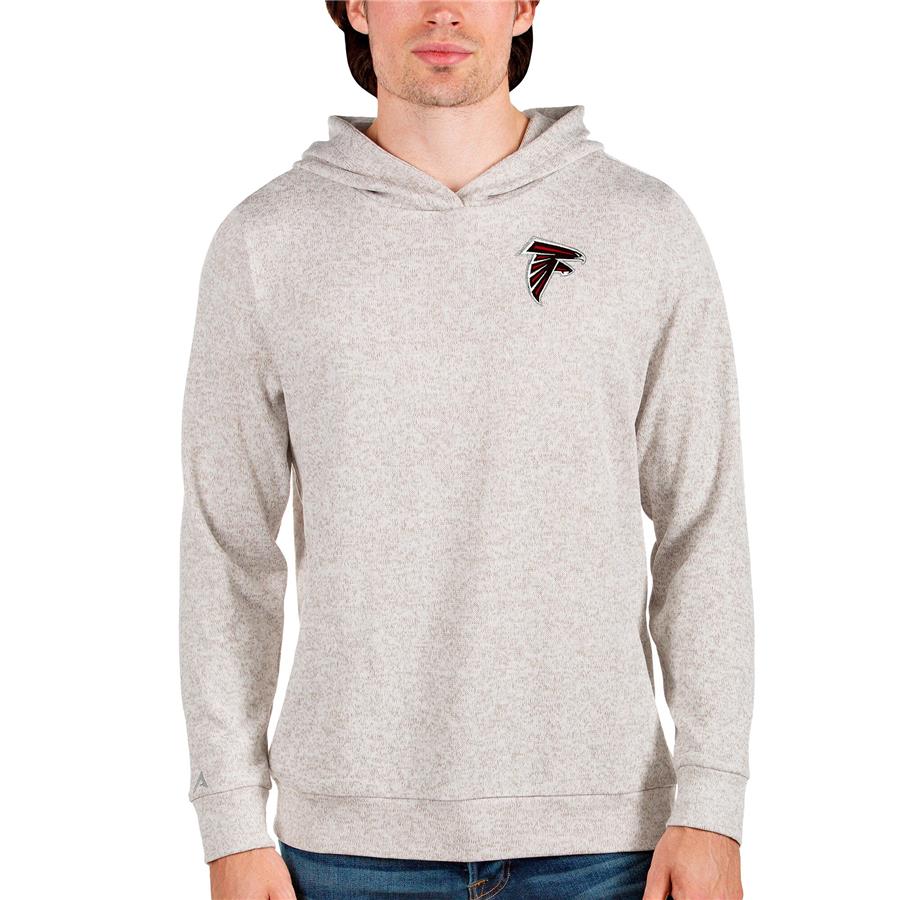 Atlanta Falcons Antigua Absolute Pullover Hoodie - Oatmeal