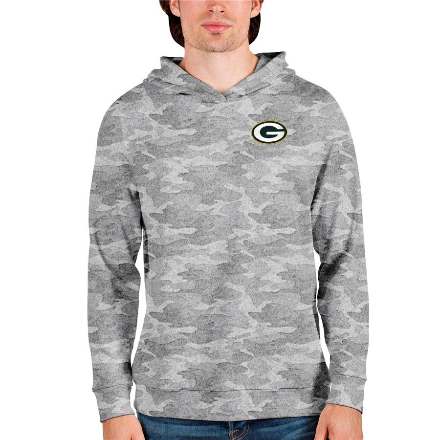 Green Bay Packers Antigua Absolute Pullover Hoodie - Camo