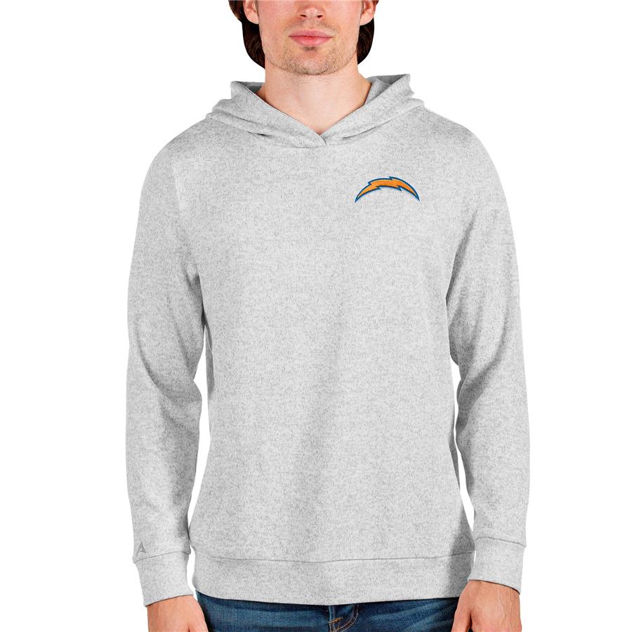 Худи Los Angeles Chargers Antigua Absolute (серый меланж)