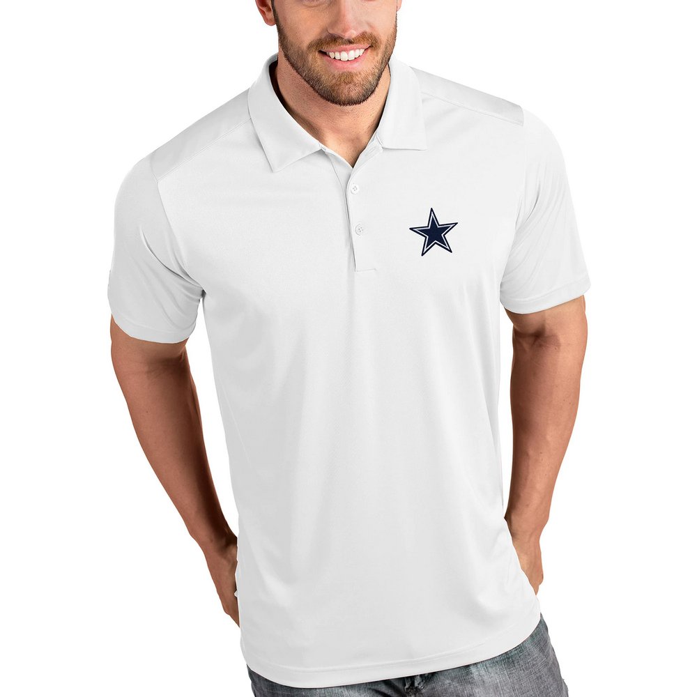 Dallas Cowboys Antigua Tribute Polo - White