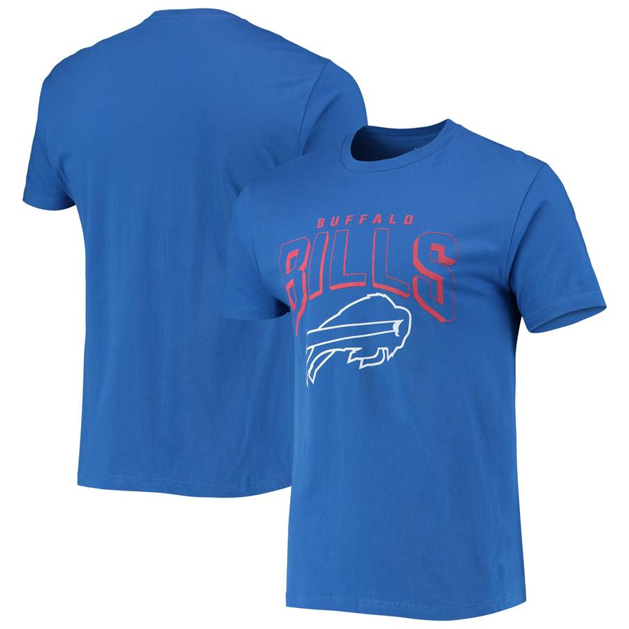Buffalo Bills Junk Food Bold Logo T-Shirt - Royal
