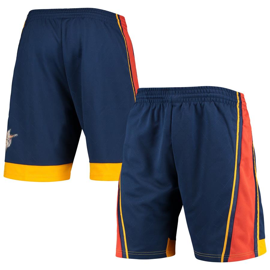 Шорты Golden State Warriors Mitchell & Ness 2009 Hardwood Classics 75th Anniversary Swingman (тёмно-синий)