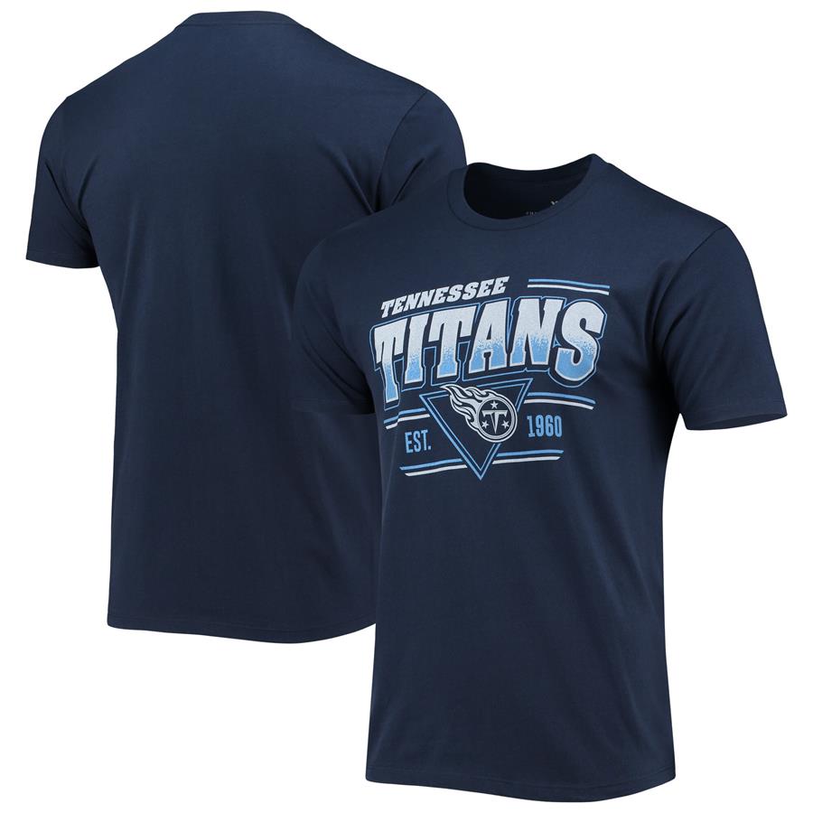 Tennessee Titans Junk Food Throwback T-Shirt - Navy