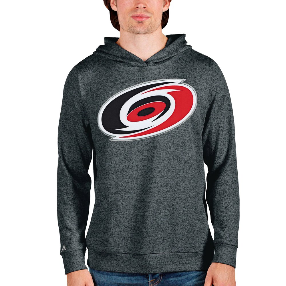 Carolina Hurricanes Antigua Absolute Pullover Hoodie - Heathered Charcoal