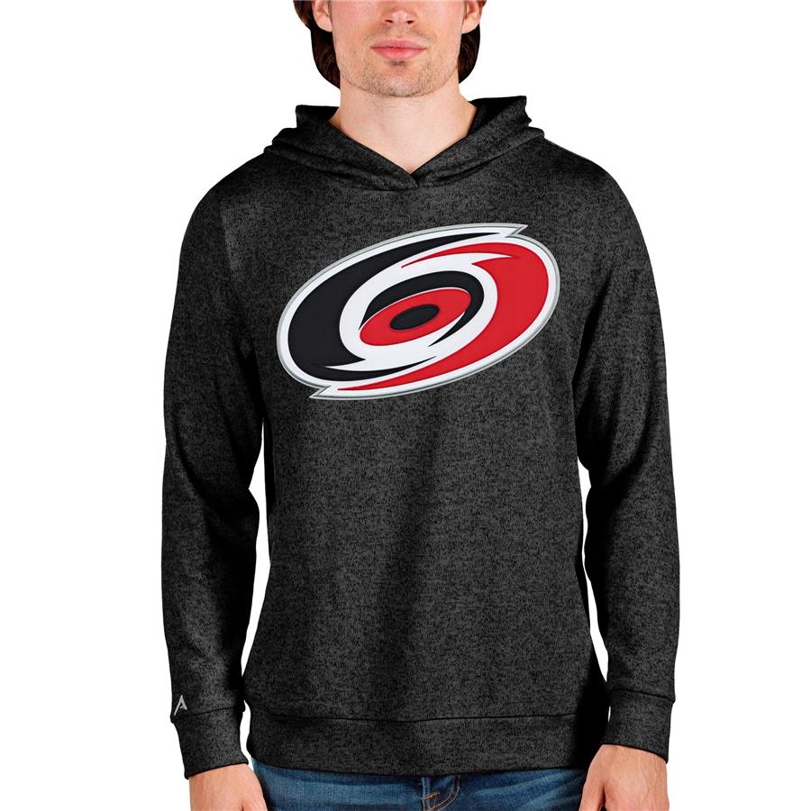 Carolina Hurricanes Antigua Absolute Pullover Hoodie - Heathered Black