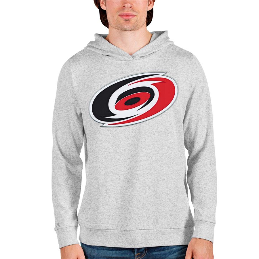 Carolina Hurricanes Antigua Absolute Pullover Hoodie - Heathered Gray