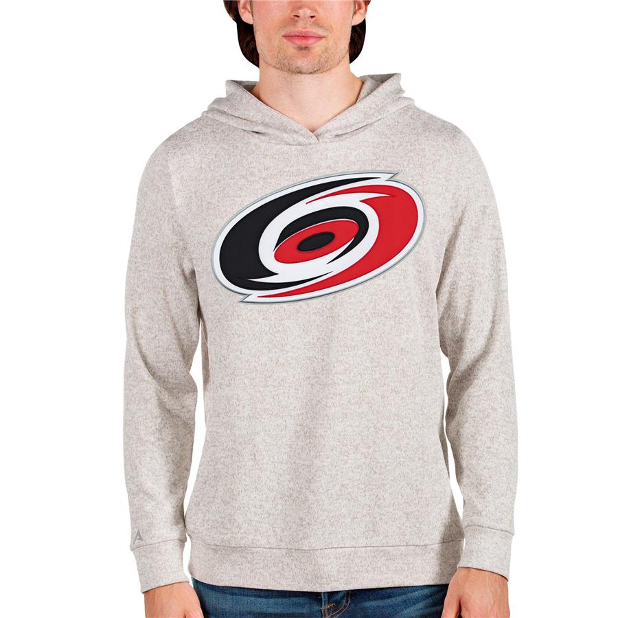 Carolina Hurricanes Antigua Absolute Pullover Hoodie - Oatmeal