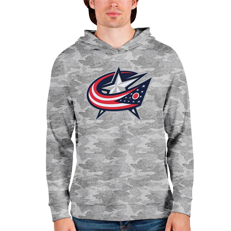 Columbus Blue Jackets Antigua Absolute Pullover Hoodie - Camo