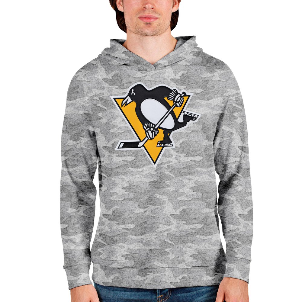 Pittsburgh Penguins Antigua Absolute Pullover Hoodie - Camo