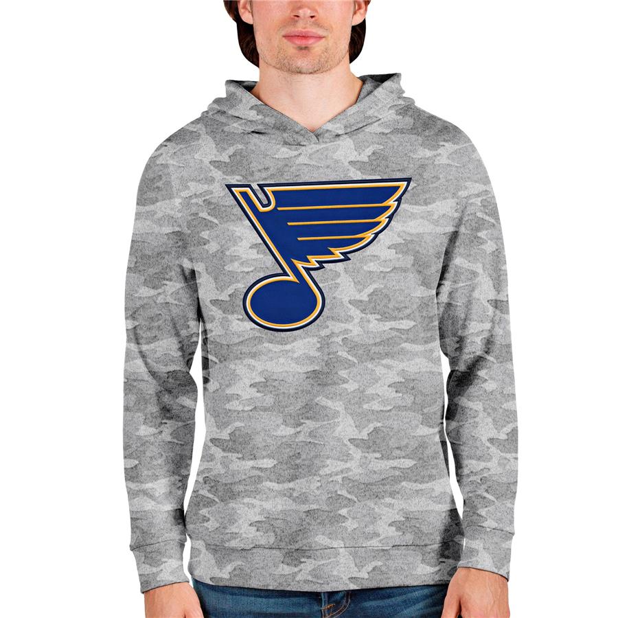 St. Louis Blues Antigua Absolute Pullover Hoodie - Camo