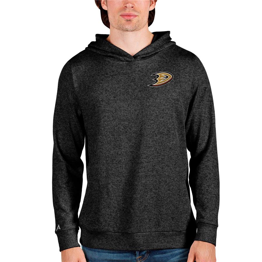 Anaheim Ducks Antigua Team Absolute Pullover Hoodie - Black