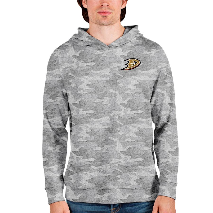 Anaheim Ducks Antigua Team Absolute Pullover Hoodie - Camo