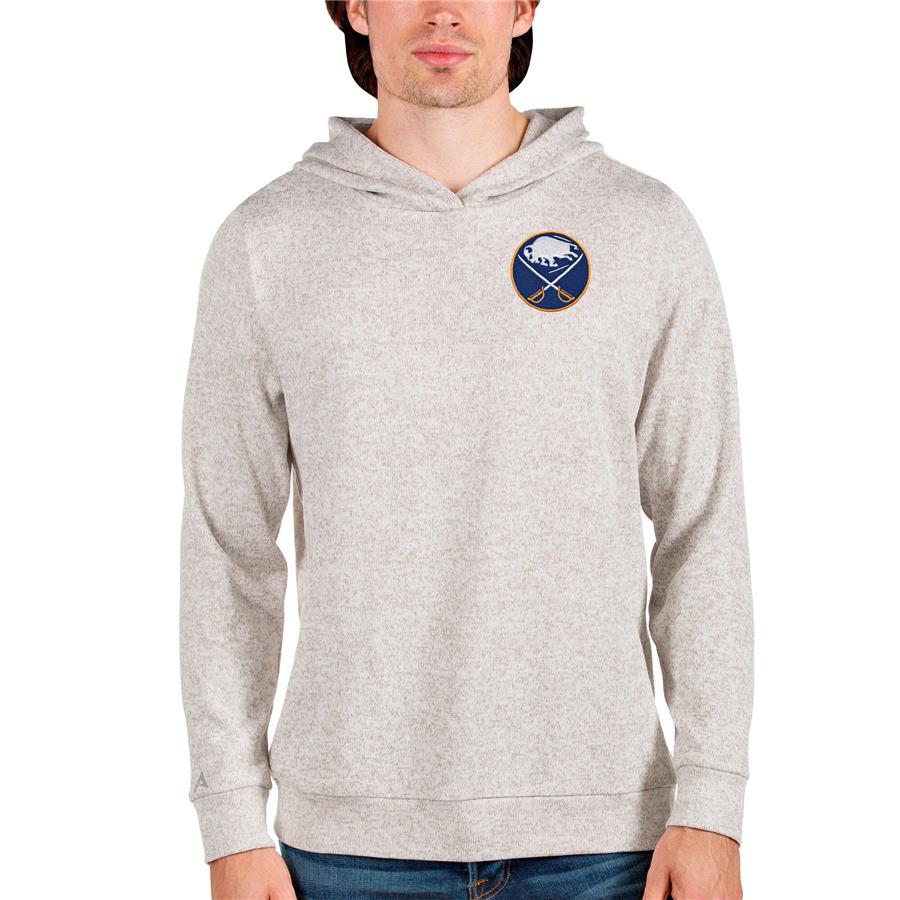 Buffalo Sabres Antigua Team Absolute Pullover Hoodie - Oatmeal