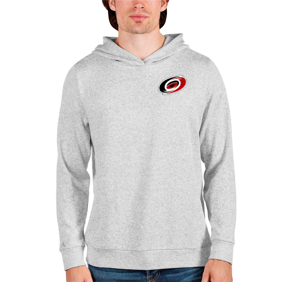 Carolina Hurricanes Antigua Team Absolute Pullover Hoodie - Heathered Gray