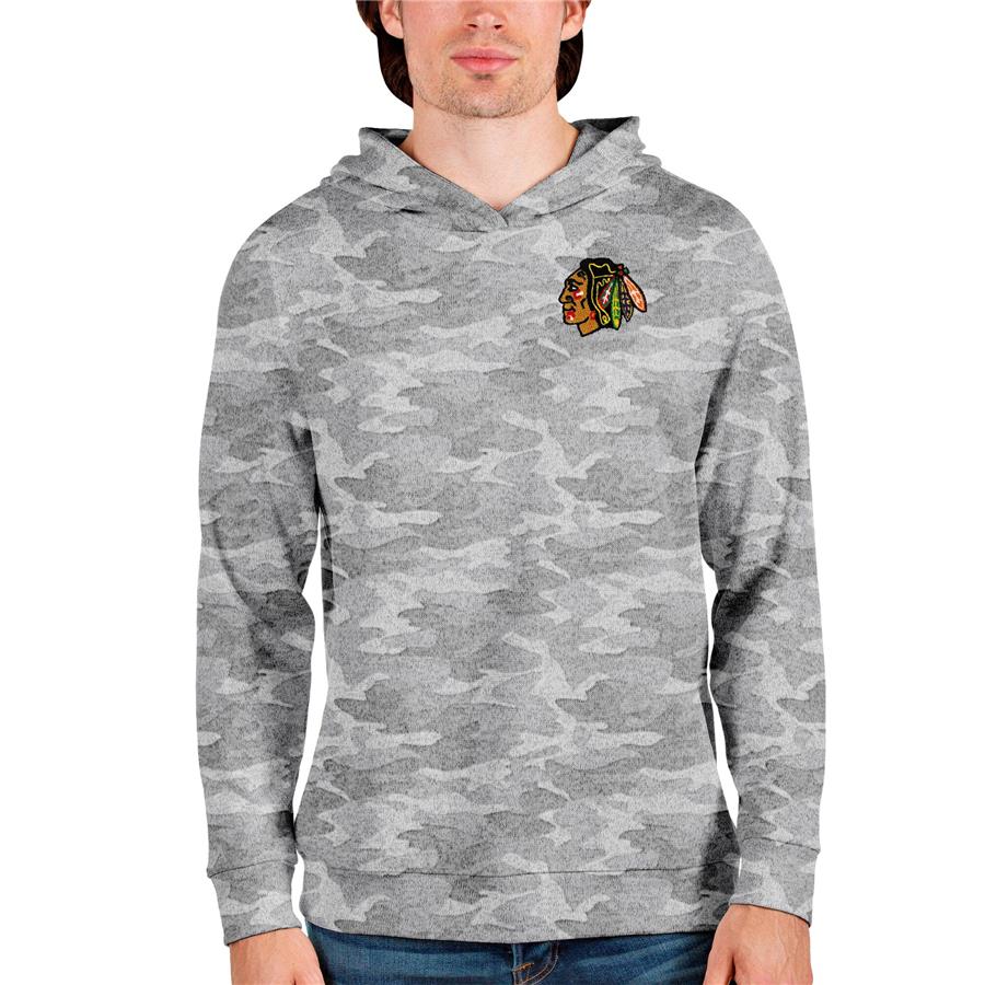 Chicago Blackhawks Antigua Team Absolute Pullover Hoodie - Camo
