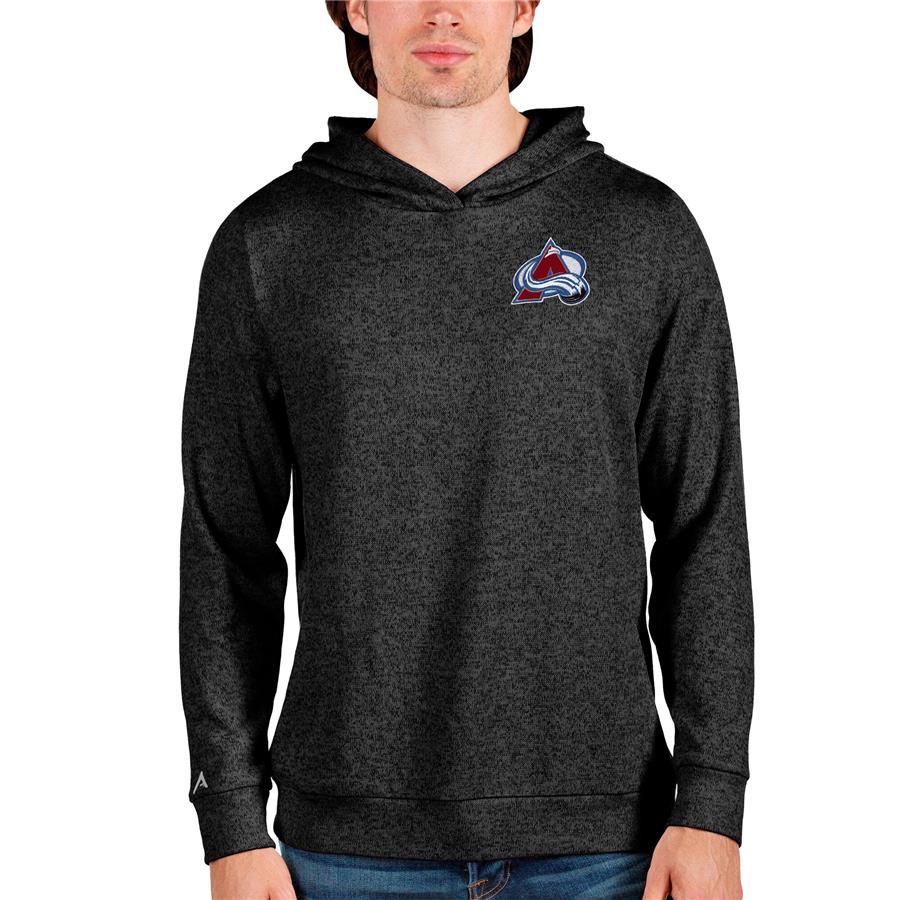 Colorado Avalanche Antigua Team Absolute Pullover Hoodie - Black