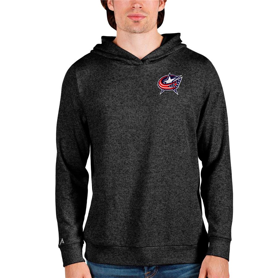 Columbus Blue Jackets Antigua Team Absolute Pullover Hoodie - Black
