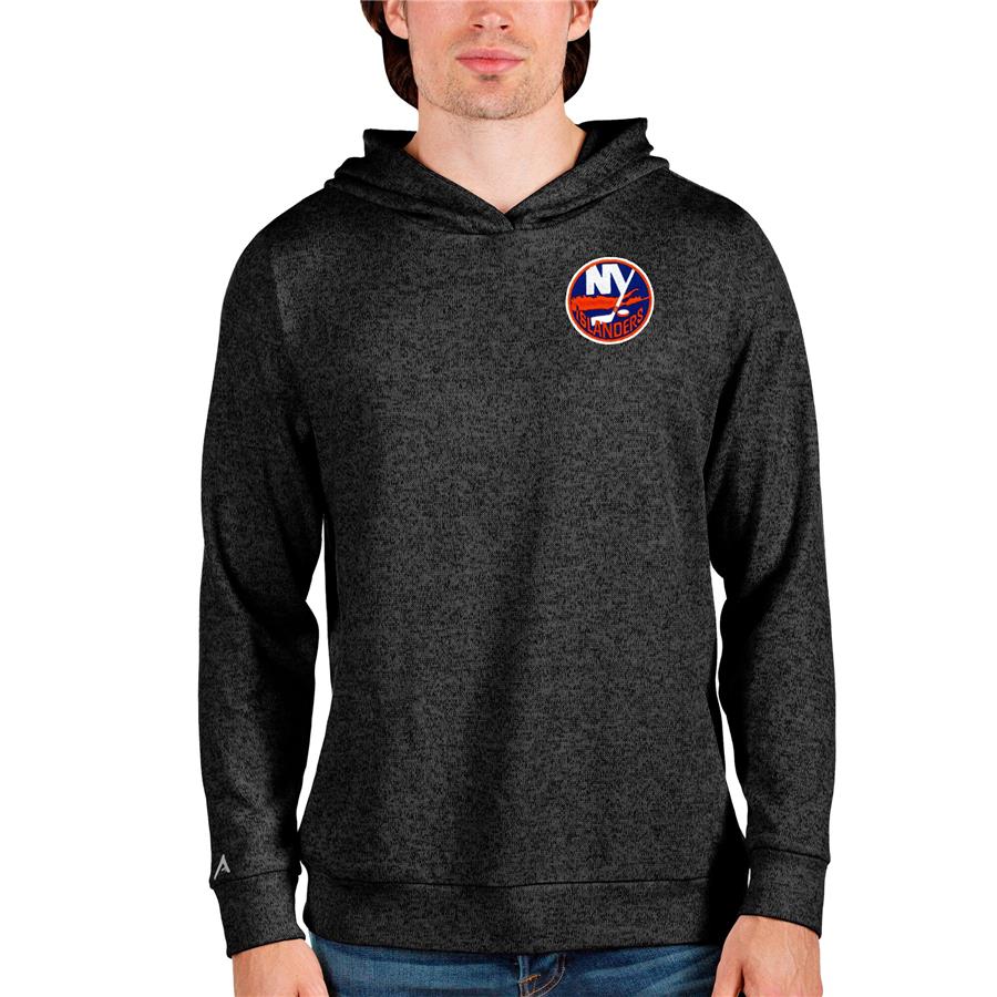New York Islanders Antigua Team Absolute Pullover Hoodie - Black