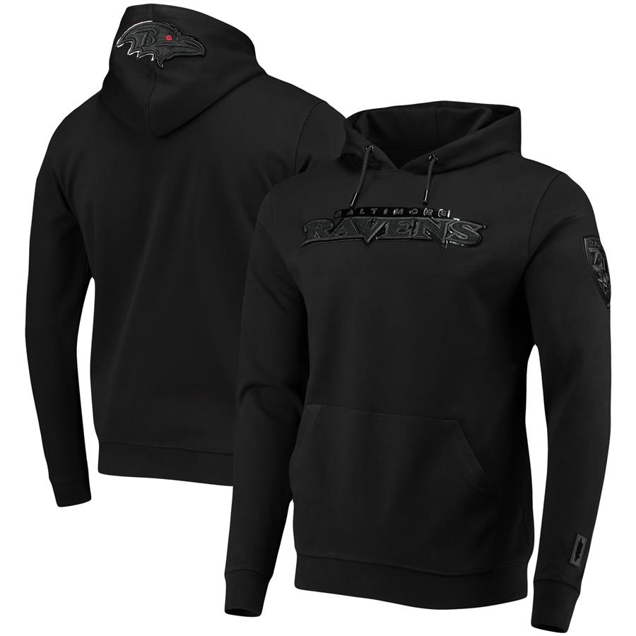 Baltimore Ravens Pro Standard Team Logo Pullover Hoodie - Black