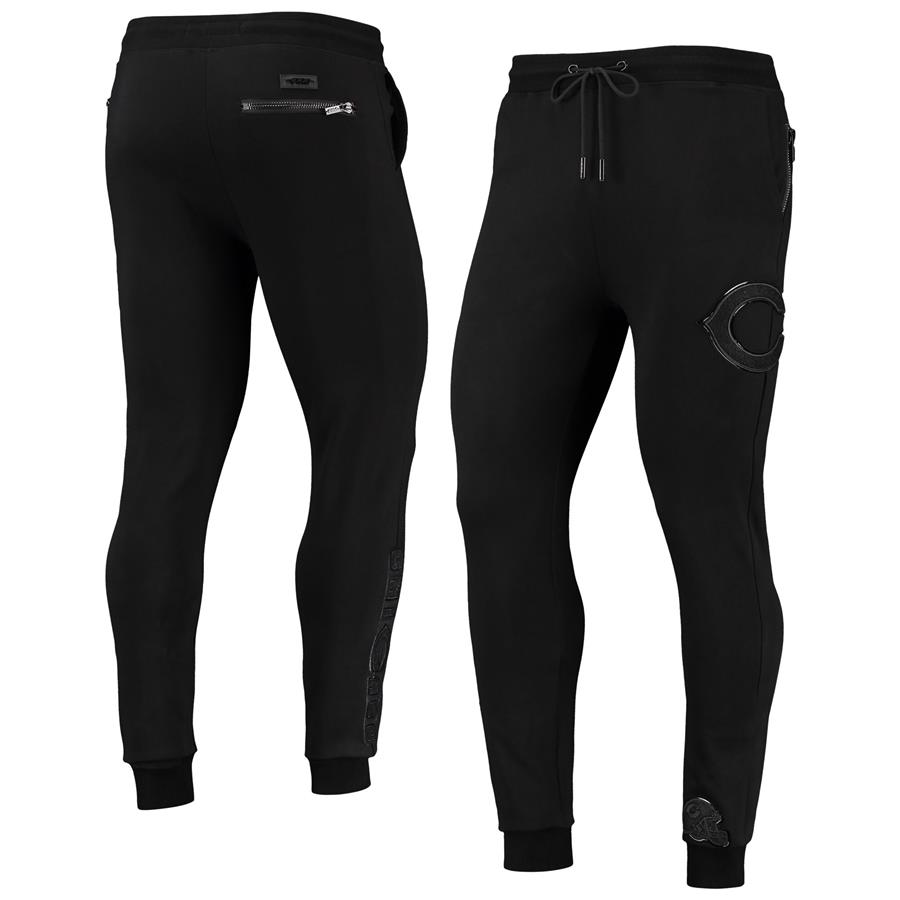 Chicago Bears Pro Standard Team Logo Jogger Pants - Black