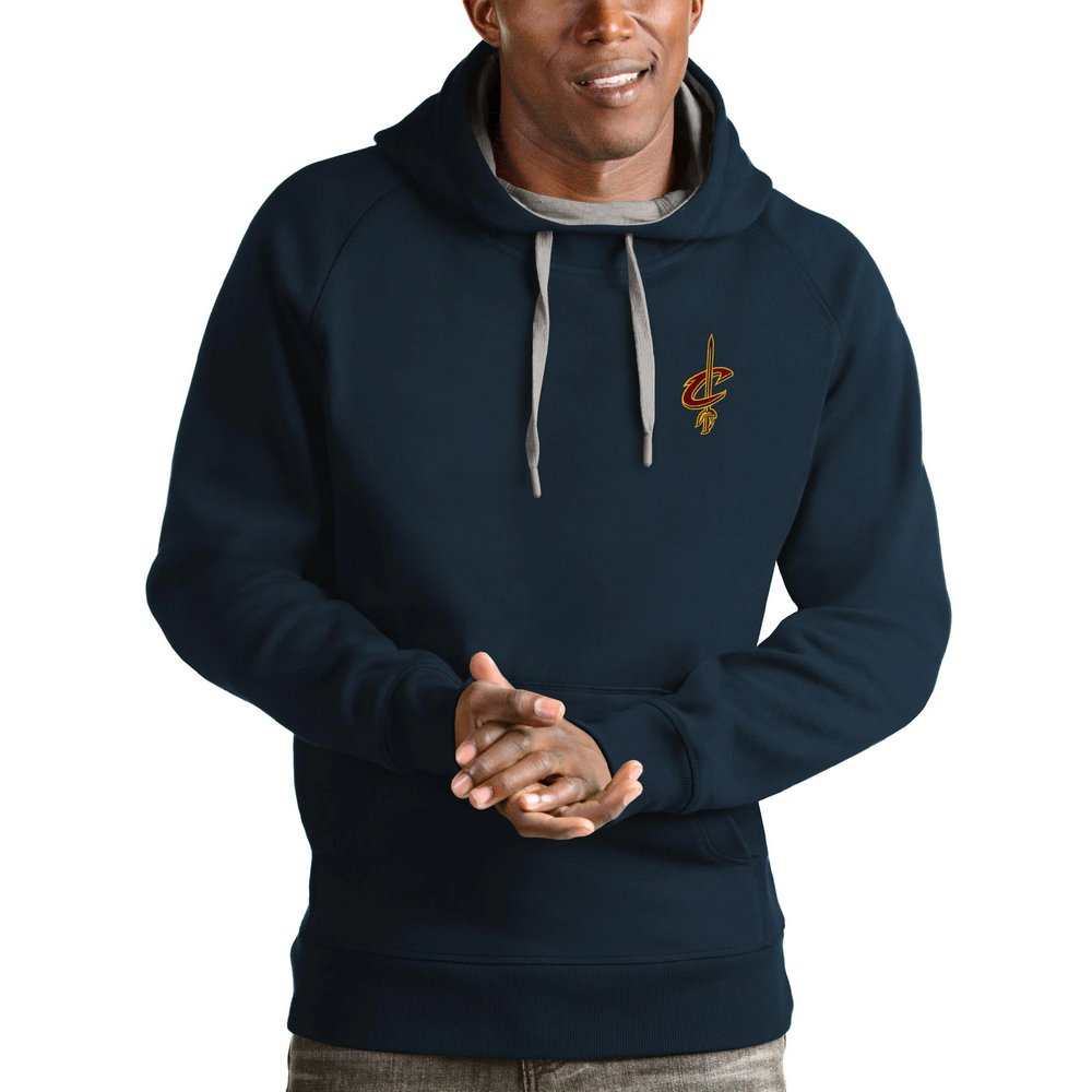 Cleveland Cavaliers Antigua Victory Pullover Hoodie - Navy