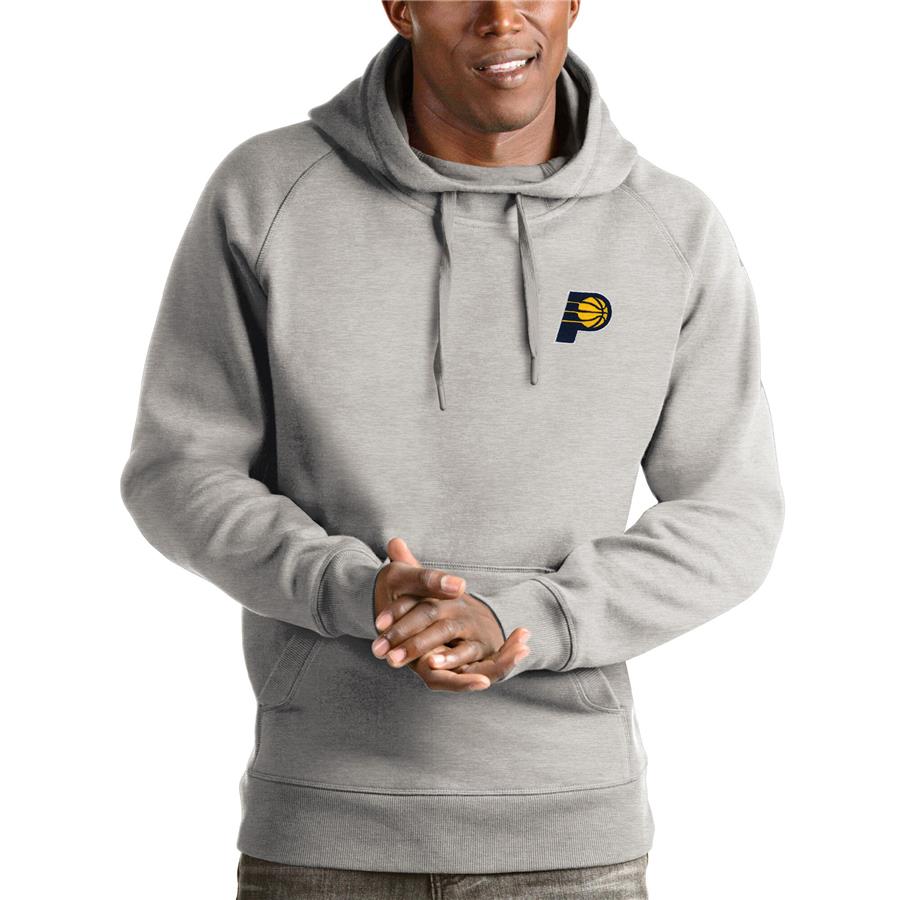 Худи Indiana Pacers Antigua Victory (серый меланж)