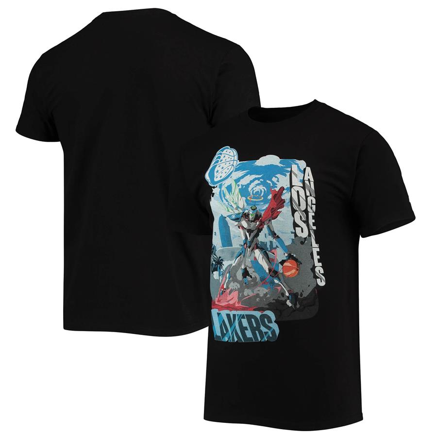 Los Angeles Lakers NBA x McFlyy Identify Artist Series T-Shirt - Black