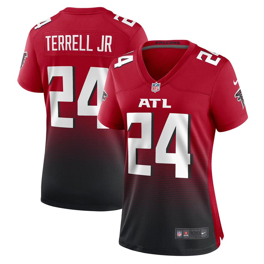 A.J. Terrell Jr. Atlanta Falcons Nike Women's Game Jersey - Red