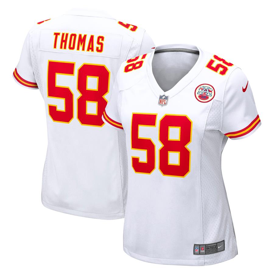 Derrick Thomas Kansas City Chiefs Nike Women's Retired Game Jersey - White