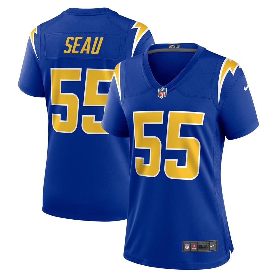 Женское джерси Seau Los Angeles Chargers Nike Women's Retired Game (синий)