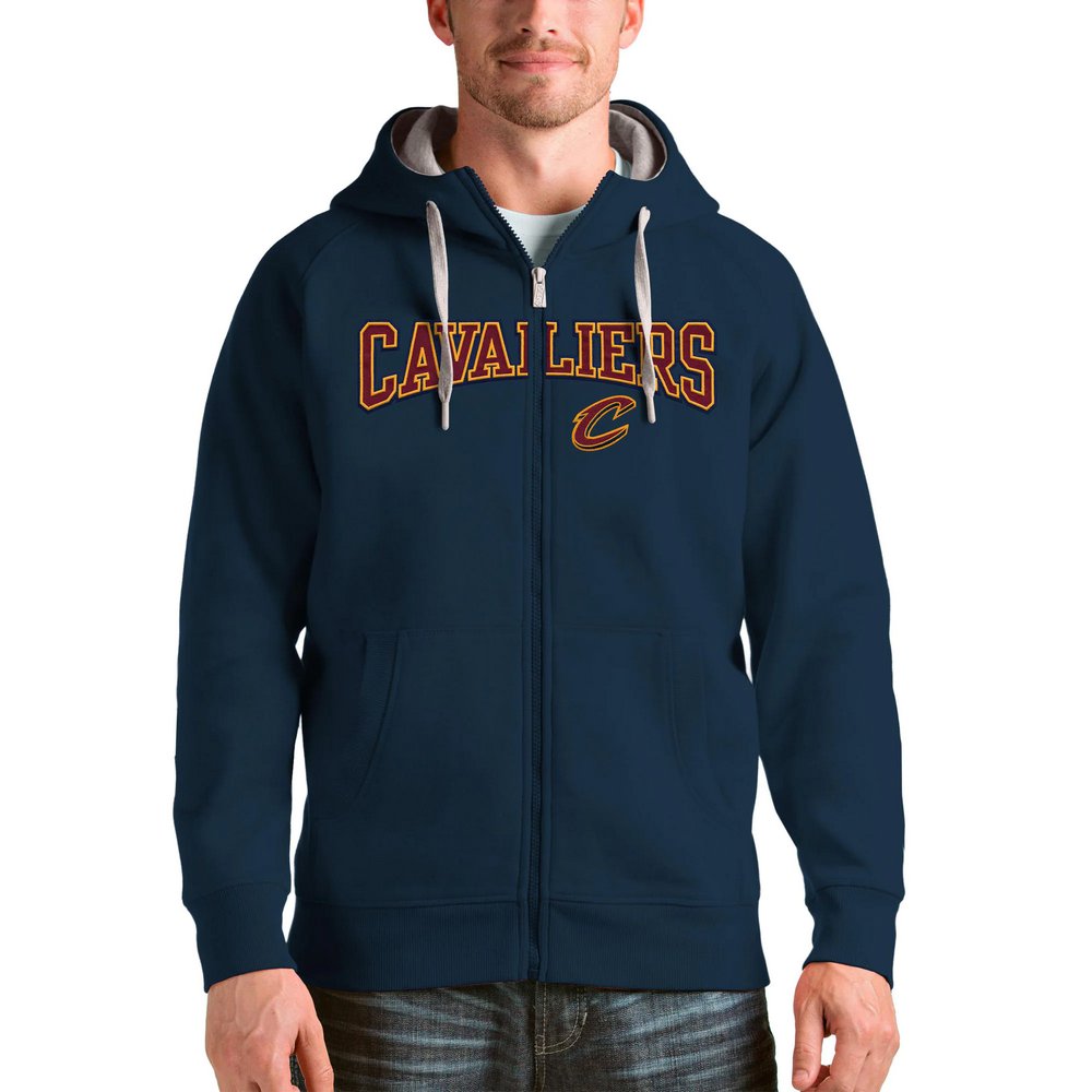 Cleveland Cavaliers Antigua Team Victory Full-Zip Hoodie - Navy
