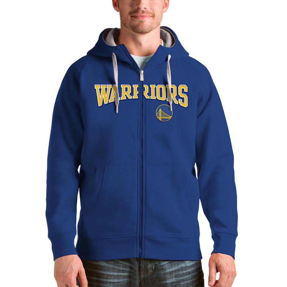 Худи на молнии Golden State Warriors Antigua Team Victory (синий)
