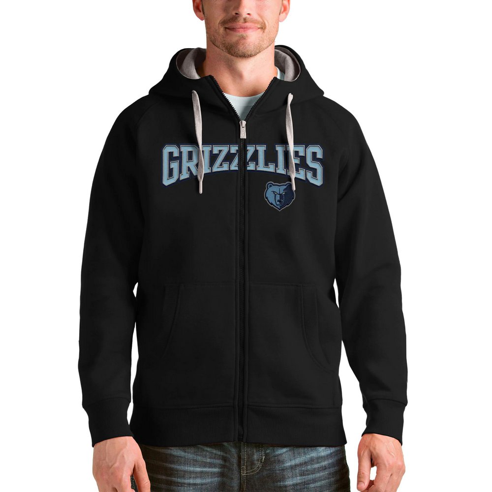 Худи на молнии Memphis Grizzlies Antigua Victory (чёрный)