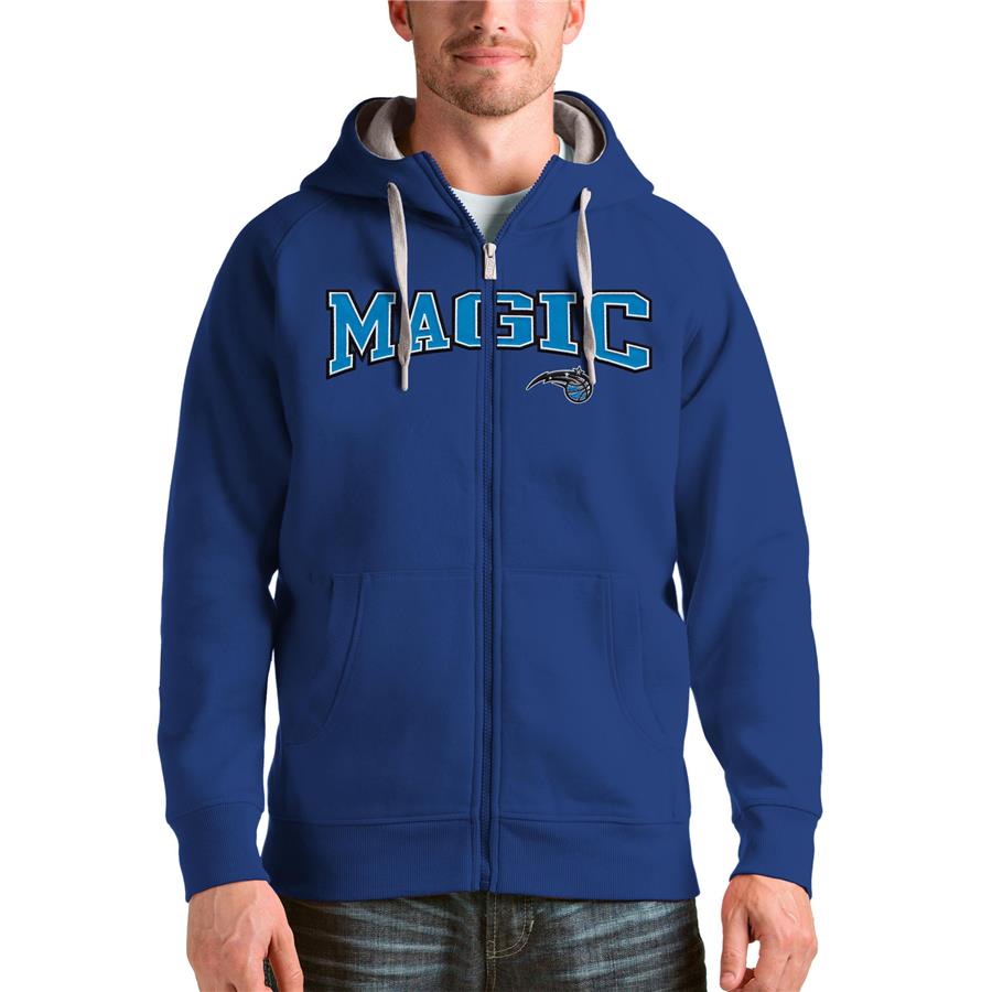Orlando Magic Antigua Victory Full-Zip Hoodie - Royal