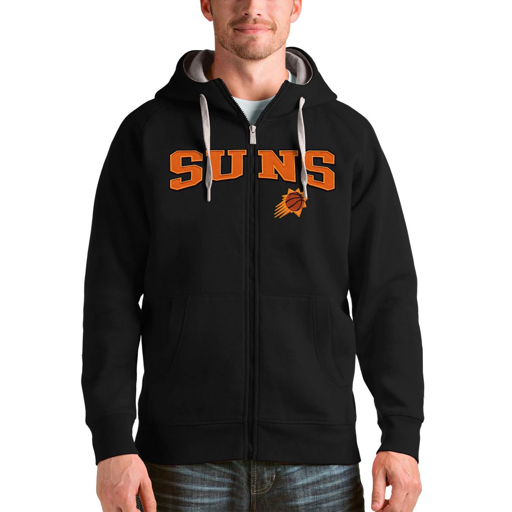 Худи на молнии Phoenix Suns Antigua Victory (чёрный)