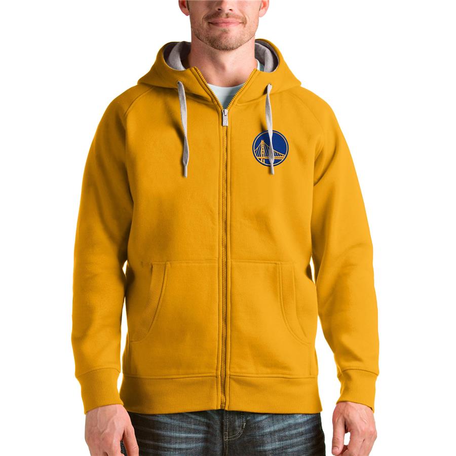 Худи на молнии Golden State Warriors Antigua Logo Victory (золотистый)