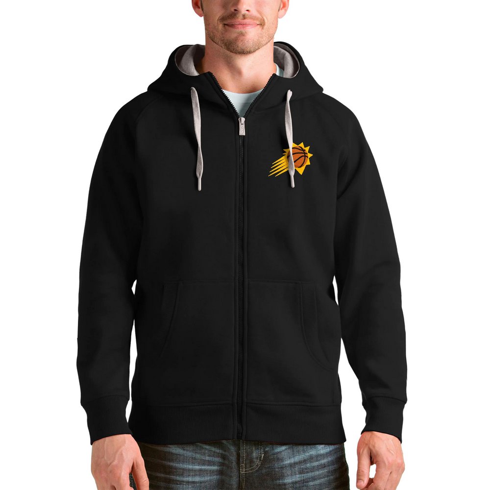 Худи на молнии Phoenix Suns Antigua Logo Victory (чёрный)